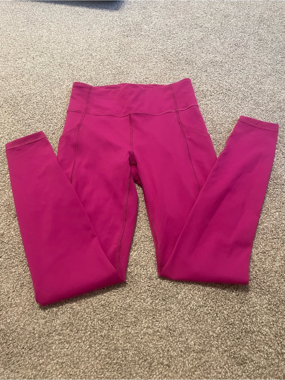 Lululemon Invigorate High Rise Tight Magenta Purple Sz 6 Everlux
